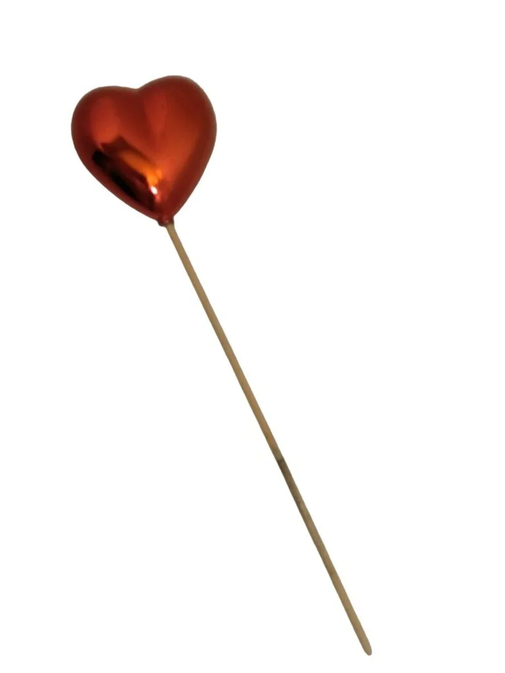 Valentine Heart Planter Wood Stake Decoration Floral Accent